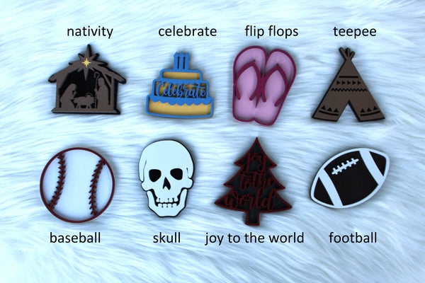 Additional 3D Cut Out Designs for Switch Out Holiday Signs